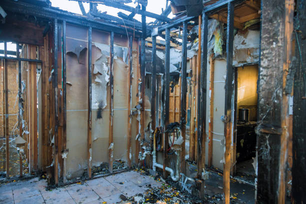 Professional Fire Damage Removal technician working in Conley, GA